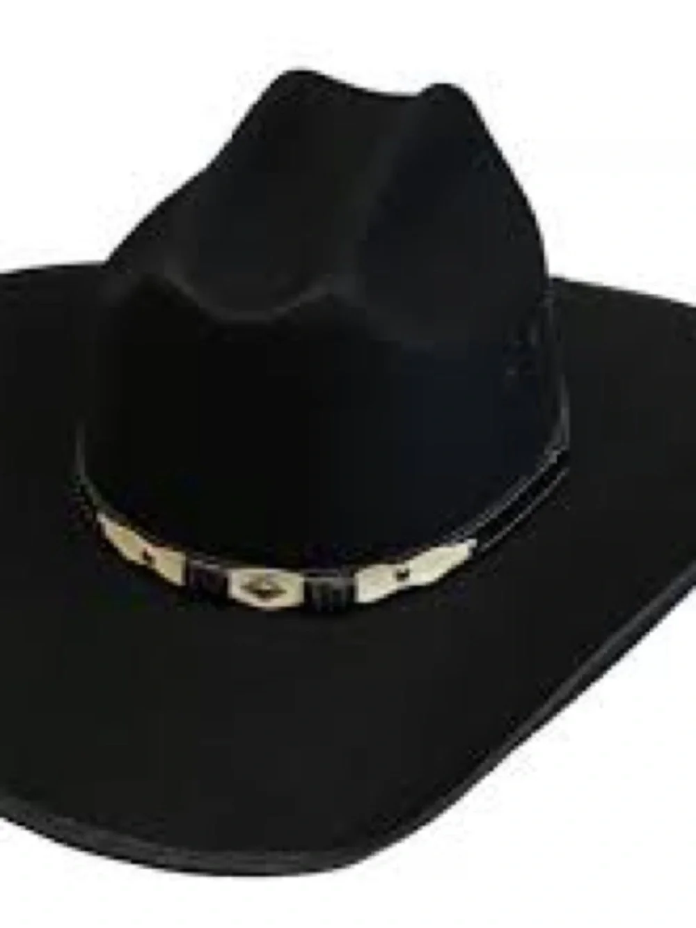 Summit Hats MX Wool Faux Felt Black Cattleman Kids Cowboy Vaquero Western L
